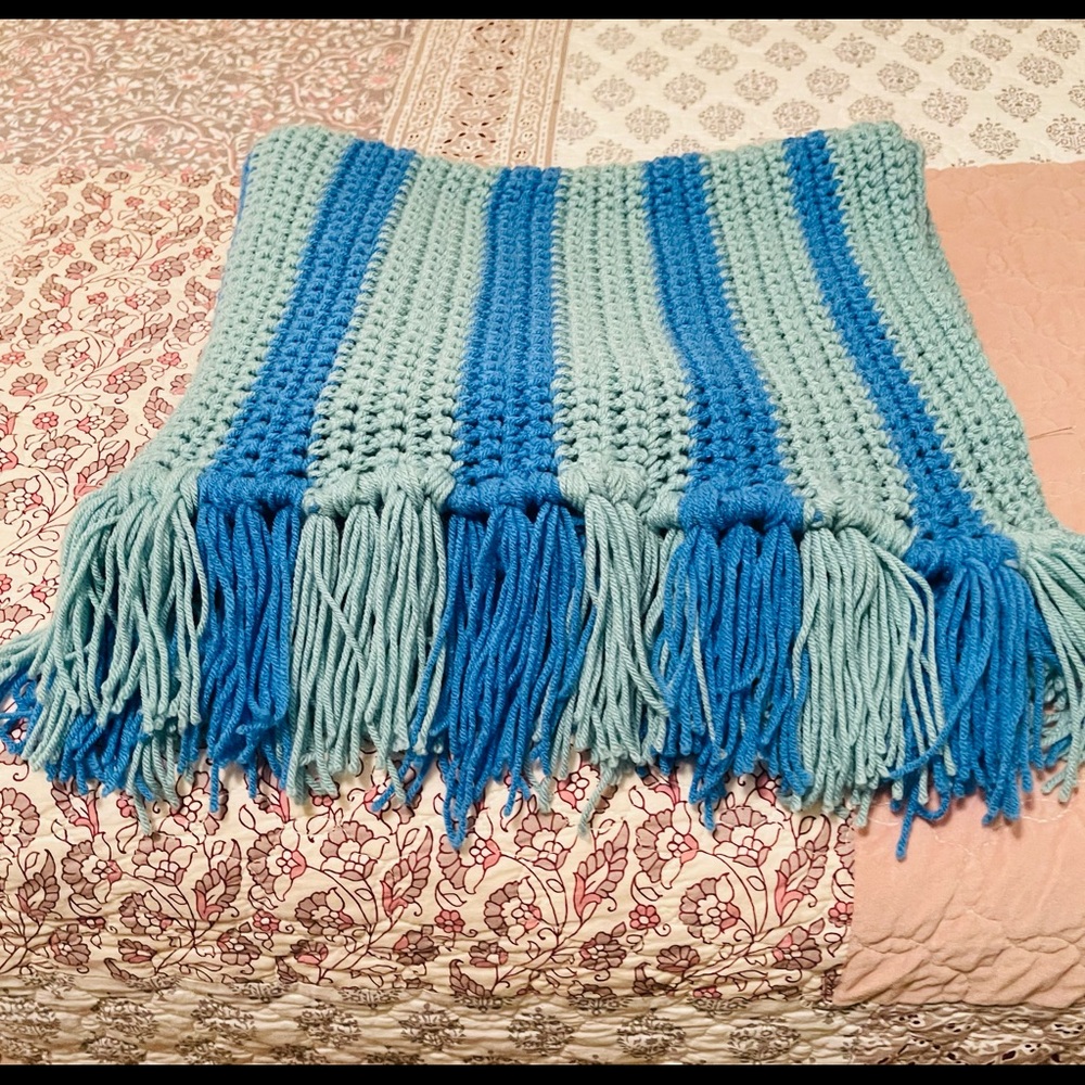 Brand New Homemade Crochet Throw